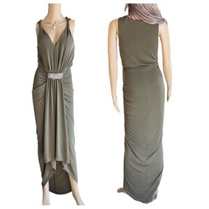 Spy Zone Exchange High Low Dress With Rhinestone Waist